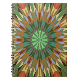 自然なレトロの幾何学 ノートブック