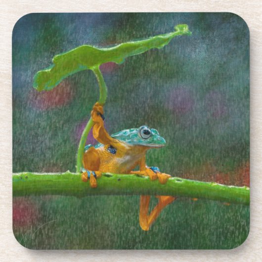 自然な傘 コースター (正面)