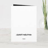 自然な優美104のカード カード (裏面)