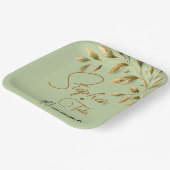 自然な優雅さを受け入れる ペーパープレート (傾斜あり)