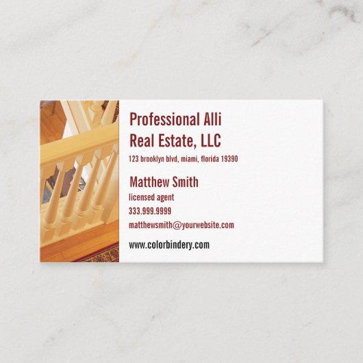 自然な優雅の名刺 名刺 (正面)