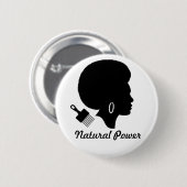 自然な力 缶バッジ (正面&裏面)