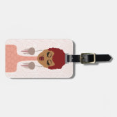 自然な動き（カスタマイズ可能な背面） ラゲッジタグ (正面横)