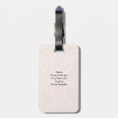 自然な動き（カスタマイズ可能な背面） ラゲッジタグ (裏面縦)