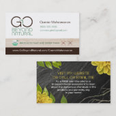 自然な名刺を越えて行って下さい 名刺 (正面/裏面)