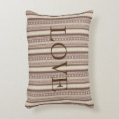 自然な地球トーン アクセントクッション (正面(垂直))