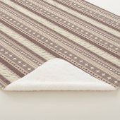 自然な地球トーン シェルパブランケット (3/4)