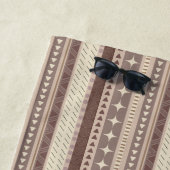 自然な地球トーン ビーチタオル (インサイチュ)