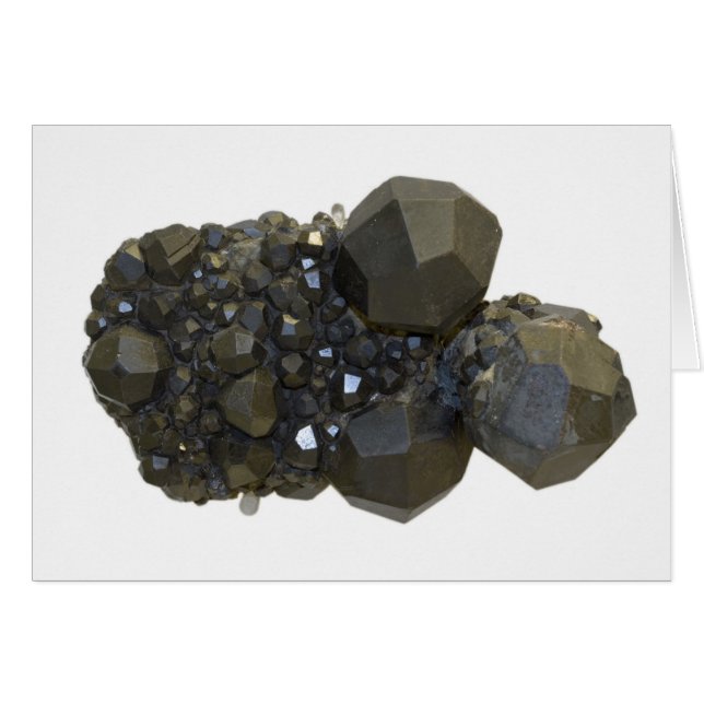 自然な型枠のガーネット (正面横)