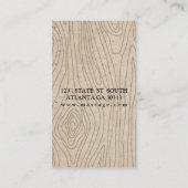 自然な多目的名刺(オレンジ) 名刺 (裏面)