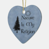 自然な宗教 セラミックオーナメント (左)