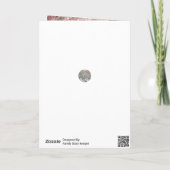 自然な岩の落ち着いた色彩の写真 カード (裏面)