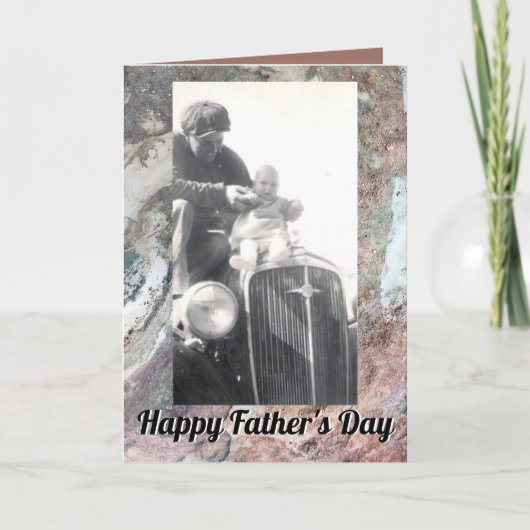 自然な岩の落ち着いた色彩の写真 カード (正面)