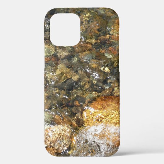 自然な抽象、灰褐色の河原の小石 Case-Mate iPhoneケース (裏面)