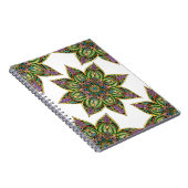 自然な曼荼羅のデザイン ノートブック (右側)