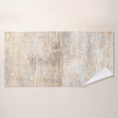 自然な木のテクスチャの背景、寄木裏 バスタオル (バスタオル)