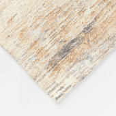 自然な木のテクスチャの背景、寄木裏 フリースブランケット (角)