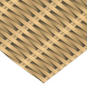 自然な杖の籐 ショートテーブルランナー (コーナー)