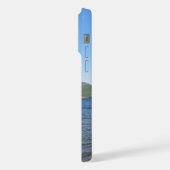 自然な模様の海の景色 iPhoneケース (左側面)