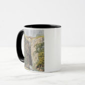 自然な橋、バエのd'Icononzo (色のlitho) マグカップ (正面左)