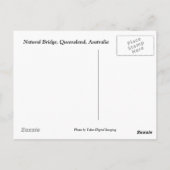 自然な橋 ポストカード (裏面)