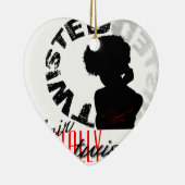 自然な毛: 全く歪んだ セラミックオーナメント (右)