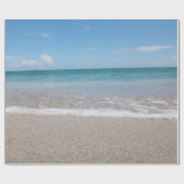 自然な海の包装紙のビーチ結婚式の海I ラッピングペーパー (フラット)