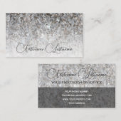 自然な灰色の大理石表面構造書 名刺 (正面/裏面)