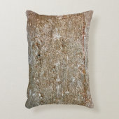 自然な灰色の黒い石の抽象芸術素晴らしいテキスト アクセントクッション (正面(垂直))