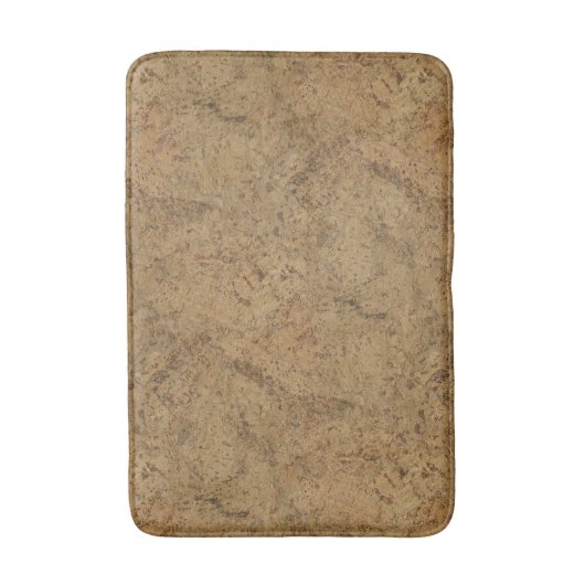 自然な煙のコルクの吠え声の木製の穀物の一見 バスマット (正面縦)