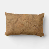 自然な煙のコルクの吠え声の木製の穀物の一見 ランバークッション (裏面)