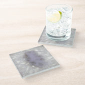 自然な瑪瑙のコースター ガラスコースター (アングル)