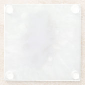 自然な瑪瑙のコースター ガラスコースター (裏面)