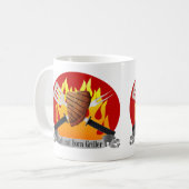 自然な生まれるGrillerのマグの父の日BBQのギフト コーヒーマグカップ (正面左)