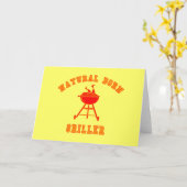 自然な生まれるGrillerプロダクト カード (黄色い花)