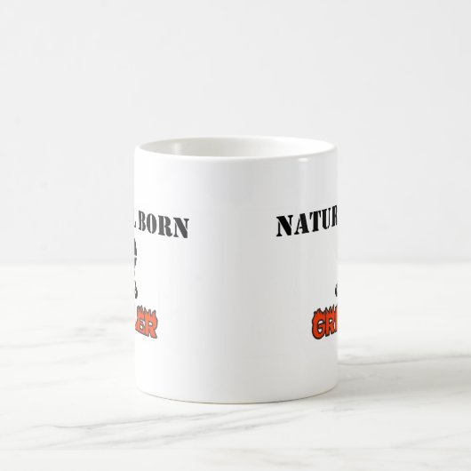 自然な生まれるgriller コーヒーマグカップ (中央)