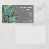 自然な石造りの外壁 名刺 (正面/裏面)