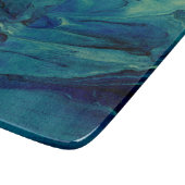 自然な緑の大理石の装飾の石を飾ること カッティングボード (角)