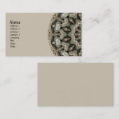 自然な美しいの万華鏡のように千変万化するパターン 名刺 (正面/裏面)