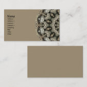 自然な美しいの万華鏡のように千変万化するパターン 名刺 (正面/裏面)
