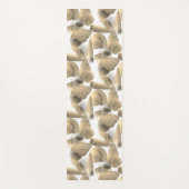 自然な色のシーシェルを持つ海 ヨガマット (正面)