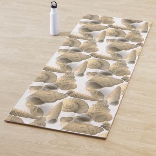 自然な色のシーシェルを持つ海 ヨガマット (インサイチュ)