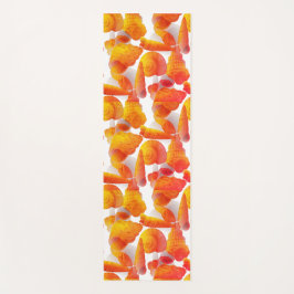 自然な色のシーシェルを持つ海 ヨガマット