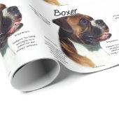 自然な色のボクサーが種族に出会う ラッピングペーパー (ロールコーナー)