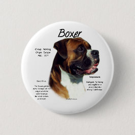 自然な色のボクサーが種族に出会う 缶バッジ