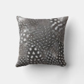 自然な色の羽の枕 クッション (裏面)