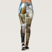 自然な色を作り出すキッチンストアのバスケット レギンス (裏面)