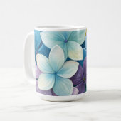 自然な色鮮やかな花 コーヒーマグカップ (正面左)