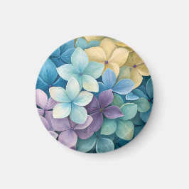 自然な色鮮やかな花 マグネット