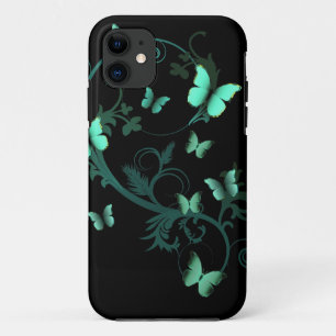 自然な蝶 iPhone 11 ケース